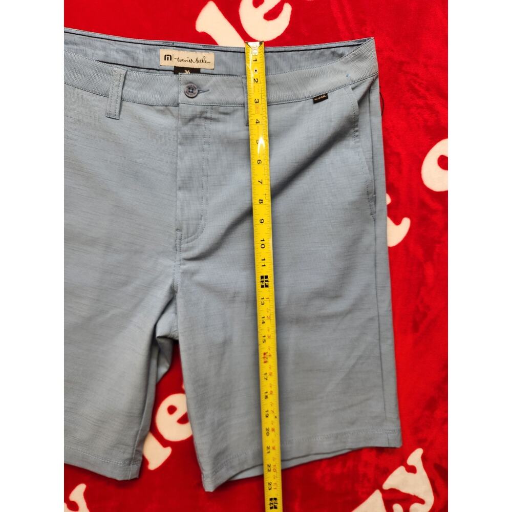 TravisMathew Golf Shorts Men’s Size 36 Blue Performance Stretch Casual Flat... - Picture 4 of 7